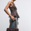 Bowling-Tasche mit Metalldetails