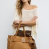 City-Shopper-Tasche mit Schnallendetail
