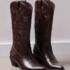 Cowboystiefel mit Absatz Cowboystiefel mit Absatz