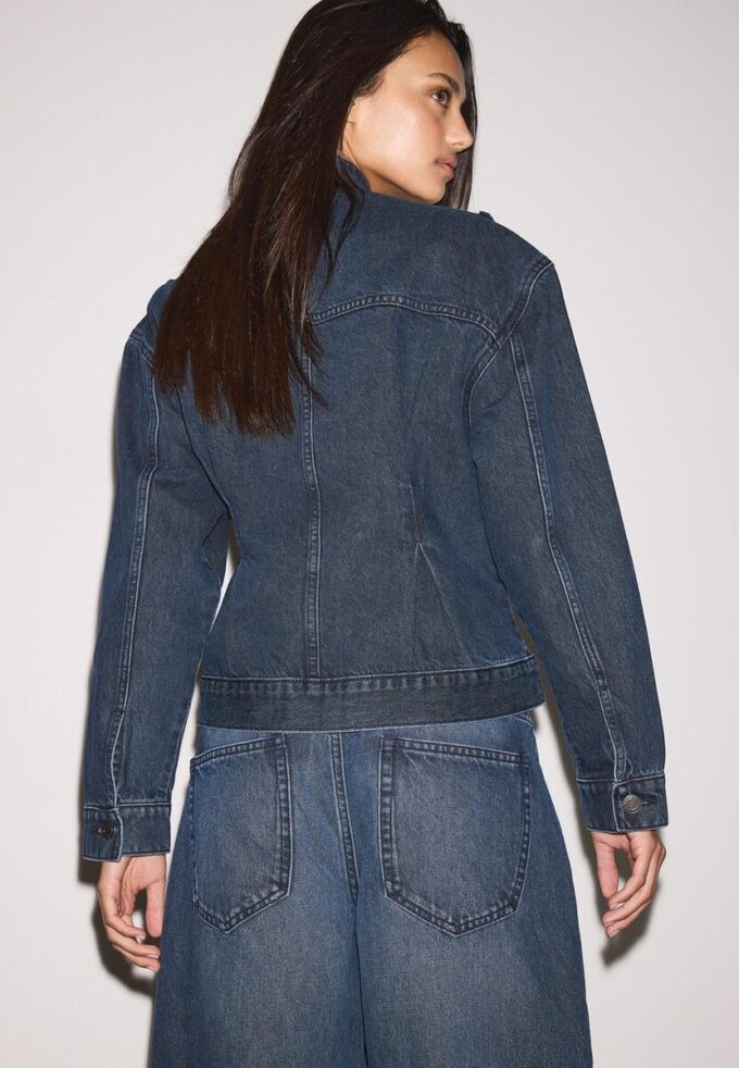 Cross-Over-Jeansjacke Cross-Over-Jeansjacke