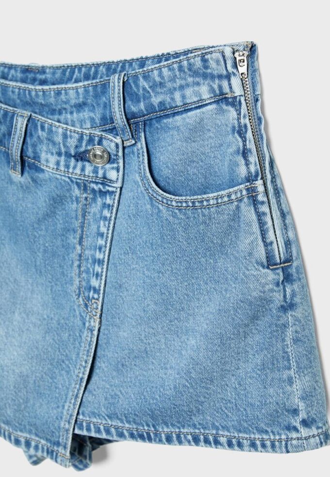 Crossover-Jeans-Skort