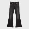 D04 Low-Rise-Jeans mit Flared-Bein D04 Low-Rise-Jeans mit Flared-Bein