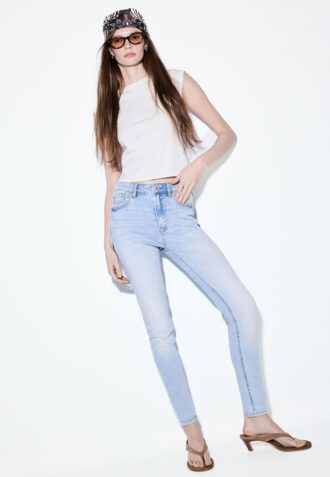 D07 Skinny-Jeans mit normaler Leibhöhe