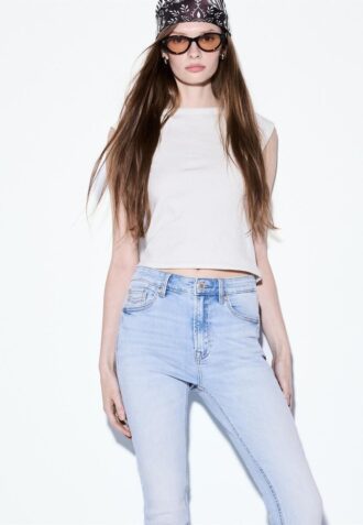D07 Skinny-Jeans mit normaler Leibhöhe