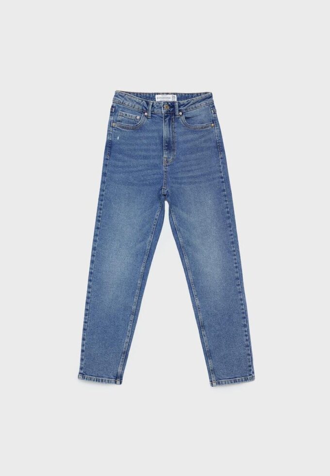D10 Slim-Fit-Mom Jeans