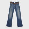 D68 Boot-Cut-Jeans mit Gürtel D68 Boot-Cut-Jeans mit Gürtel