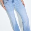 D74 Flared Jeans mit Schlitz D74 Flared Jeans mit Schlitz
