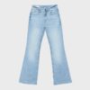 D74 Flared Jeans mit Schlitz D74 Flared Jeans mit Schlitz
