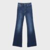 D74 Flared Jeans mit Schlitz D74 Flared Jeans mit Schlitz