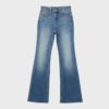 D74 Stretch-Jeans mit Schlag und Schlitz D74 Stretch-Jeans mit Schlag und Schlitz
