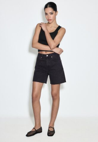 D93 Lange Jeans-Shorts