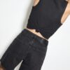 D93 Lange Jeans-Shorts