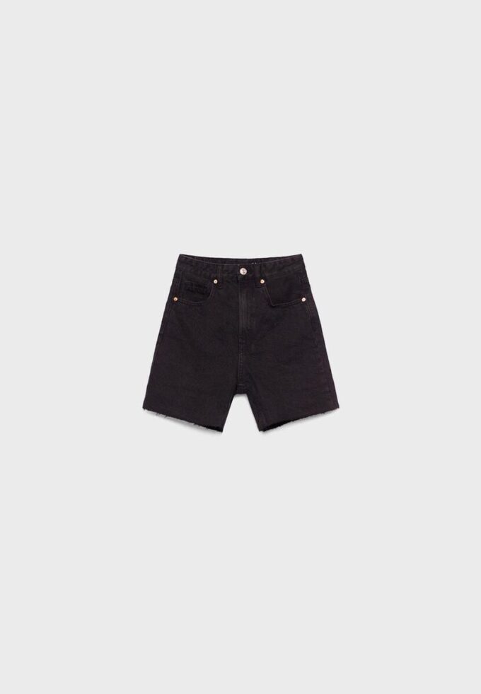 D93 Lange Jeans-Shorts