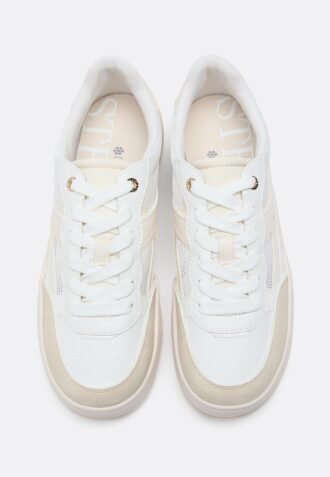 Durchbrochene Plateau-Sneaker