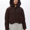 Einfache Daunenjacke mit Kapuze Einfache Daunenjacke mit Kapuze