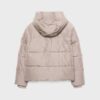 Einfache Daunenjacke mit Kapuze Einfache Daunenjacke mit Kapuze