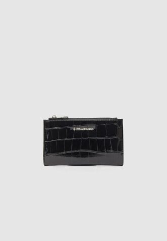 Einfache Handtasche in Krokodiloptik
