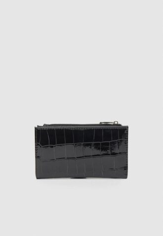 Einfache Handtasche in Krokodiloptik