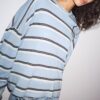 Feinstrick-Pullover mit Streifen