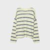 Feinstrick-Pullover mit Streifen Feinstrick-Pullover mit Streifen
