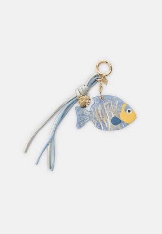 Fisch-Anhänger-Schlüsselanhänger mit Perlen