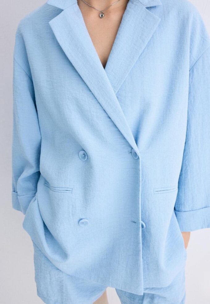 Fließender Zweireiher-Blazer Fließender Zweireiher-Blazer