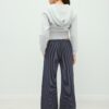 Gestreifte Jogginghose mit Wide Leg-Bein