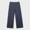Gestreifte Jogginghose mit Wide Leg-Bein