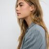 Gestreifter kurzer Blazer Gestreifter kurzer Blazer