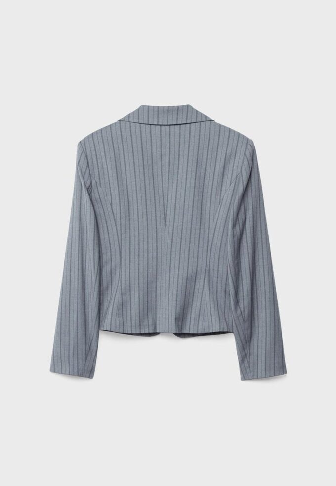 Gestreifter kurzer Blazer Gestreifter kurzer Blazer