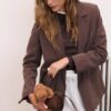 Gestreifter offener Blazer