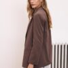 Gestreifter offener Blazer