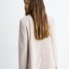 Gestreifter offener Blazer Gestreifter offener Blazer