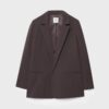 Gestreifter offener Blazer