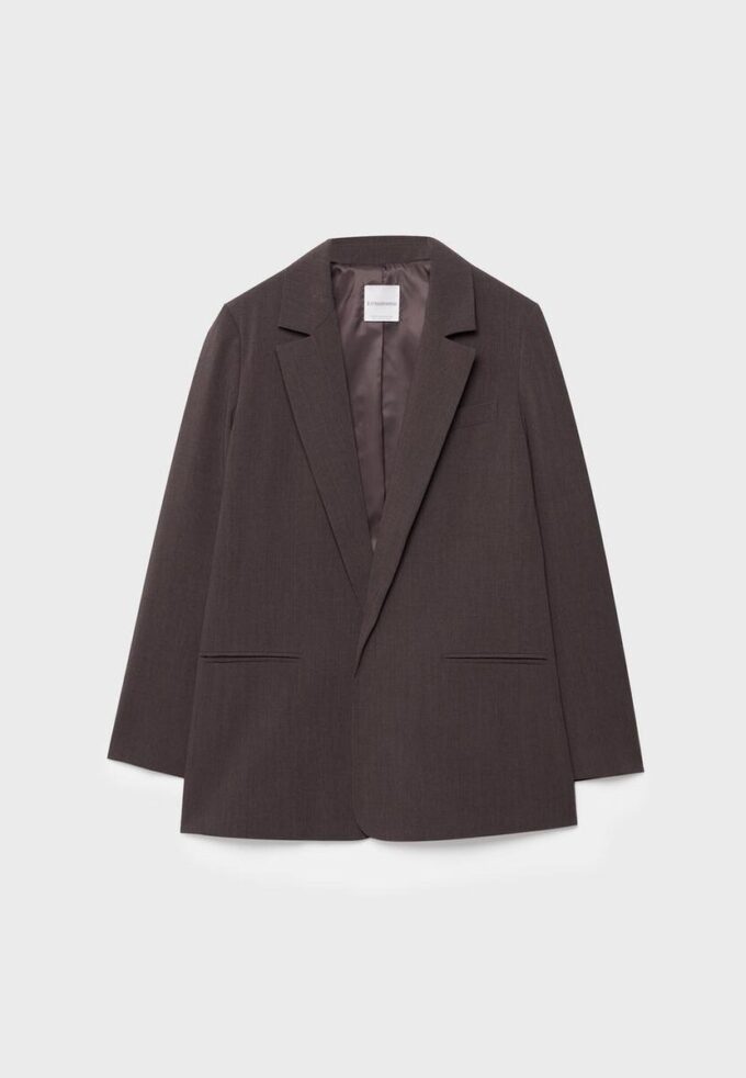 Gestreifter offener Blazer