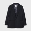 Gestreifter offener Blazer Gestreifter offener Blazer