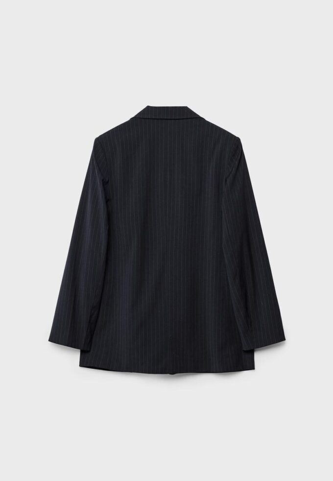 Gestreifter offener Blazer Gestreifter offener Blazer