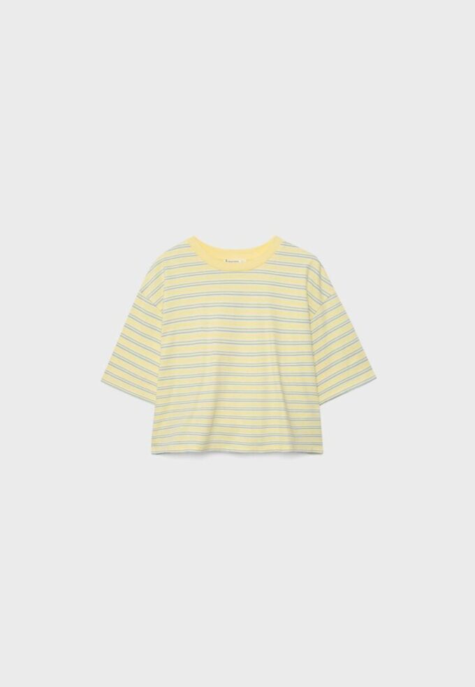 Gestreiftes Kurzarm-T-Shirt