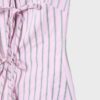Halterneck-Oberteil im Qipao-Stil mit halbgeknittertem Knoten