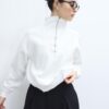 Hochgeschlossenes Sweatshirt mit Reißverschluss Hochgeschlossenes Sweatshirt mit Reißverschluss