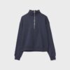 Hochgeschlossenes Sweatshirt mit Reißverschluss