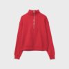 Hochgeschlossenes Sweatshirt mit Reißverschluss