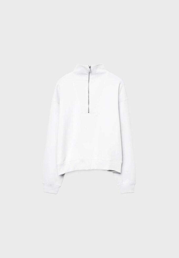 Hochgeschlossenes Sweatshirt mit Reißverschluss Hochgeschlossenes Sweatshirt mit Reißverschluss