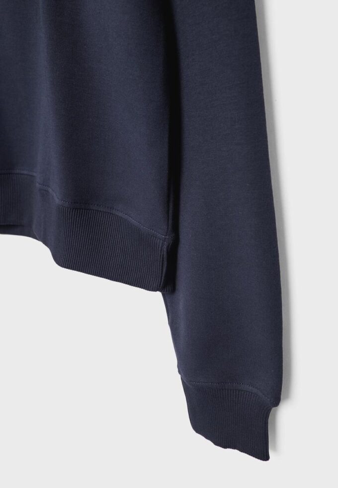 Hochgeschlossenes Sweatshirt mit Reißverschluss