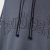 Hoodie mit Nieten und Stickerei