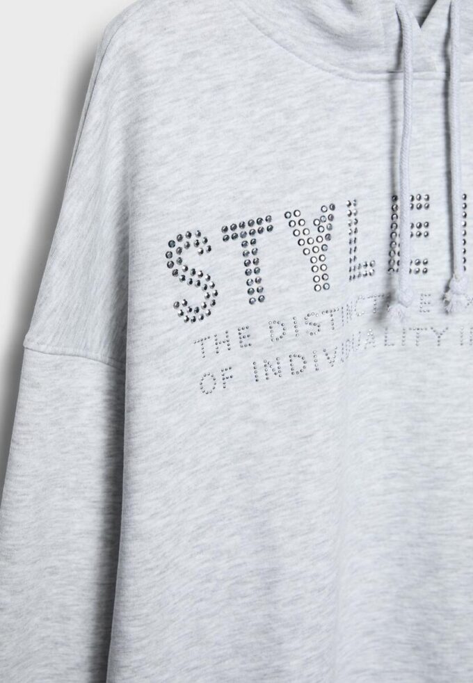 Hoodie mit Strasssteinen Hoodie mit Strasssteinen