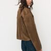 Jacke aus Kunstwildleder mit Taschen Jacke aus Kunstwildleder mit Taschen