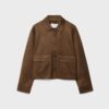Jacke aus Kunstwildleder mit Taschen Jacke aus Kunstwildleder mit Taschen