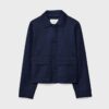 Jacke aus Kunstwildleder mit Taschen Jacke aus Kunstwildleder mit Taschen