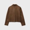 Jacke aus Kunstwildleder mit Taschen Jacke aus Kunstwildleder mit Taschen